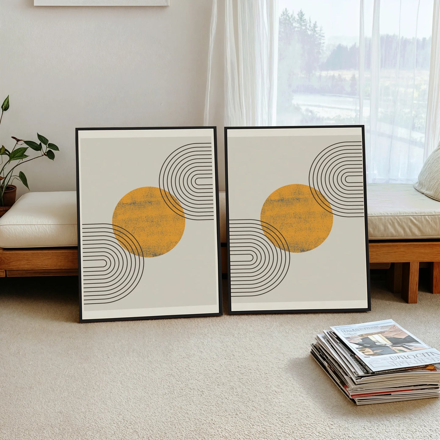 2 Frame-Boho-Abstract-Wall-Art-49284511