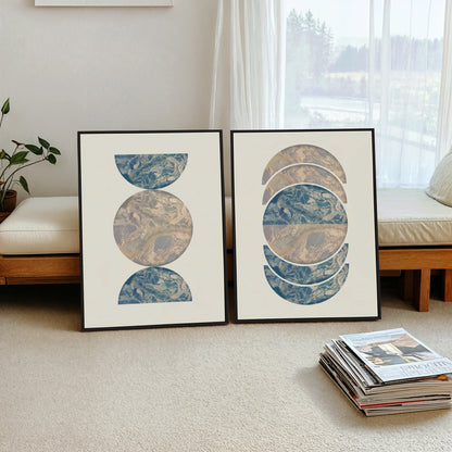 2 Frame-Circle-Abstract-Modern-Art-Poster-70520226