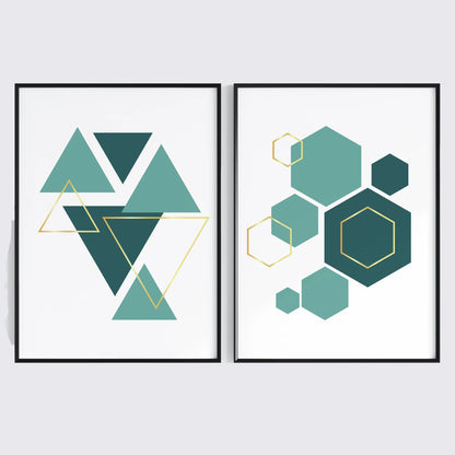 2 Frame-4Abstract-Boho-Wall-Art-30185885