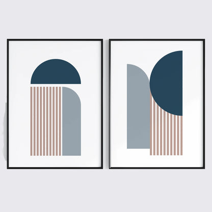 2 Frame-4Abstract-Boho-Wall-Art-30187580