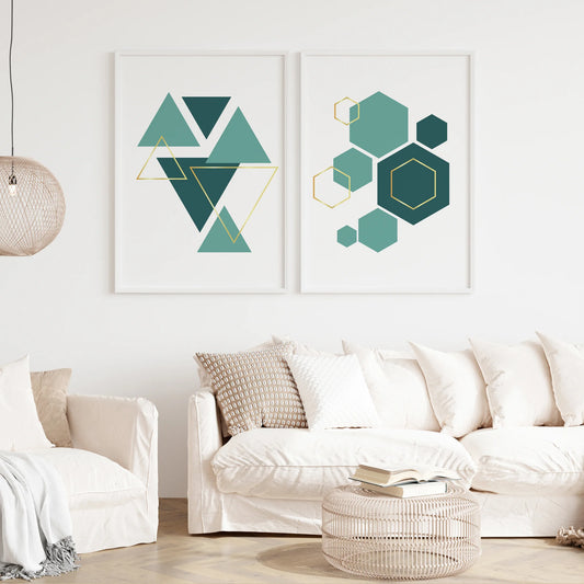2 Frame-4Abstract-Boho-Wall-Art-30185885