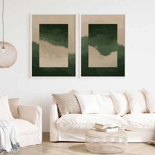 2 Frame-Abstract-Landscape-Scenery-Modern-Poster-70521043