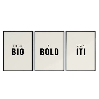 3 Frames-Be-Bold-Wall-art-11086935