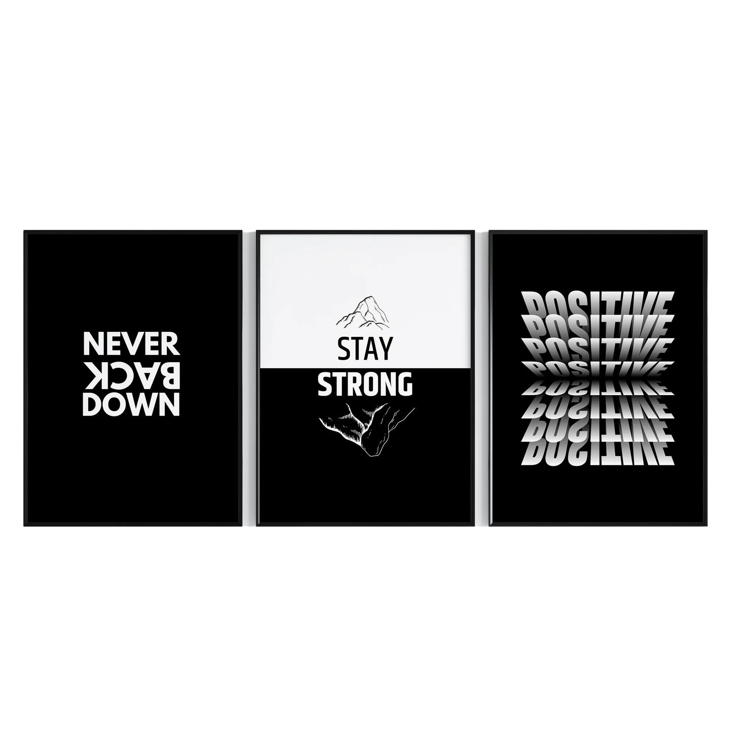 3 Frames-Never-Back-Down-Wall-art-82834845