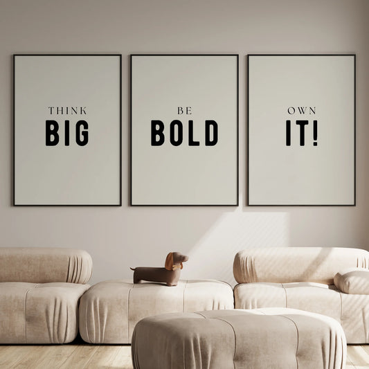 3 Frames-Be-Bold-Wall-art-11086935