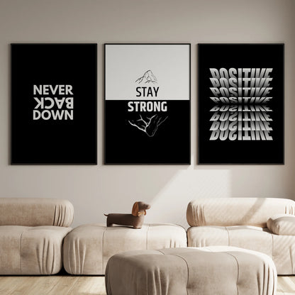 3 Frames-Never-Back-Down-Wall-art-82834845